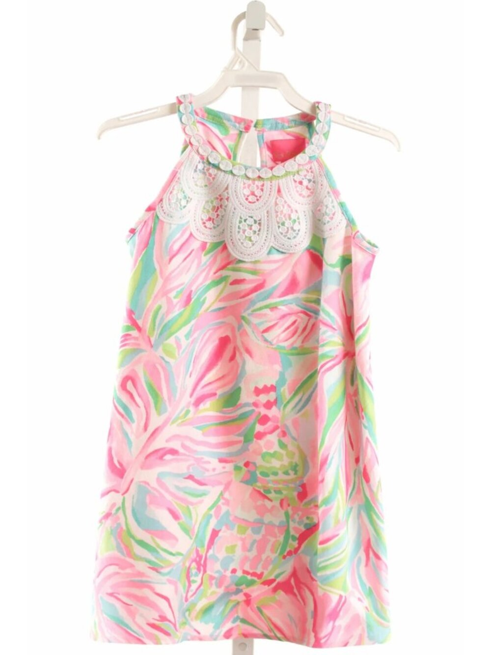 LILLY PULITZER PINK FLORAL DRESS
